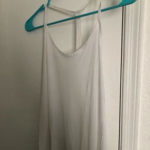 White Lulu Lemon tank